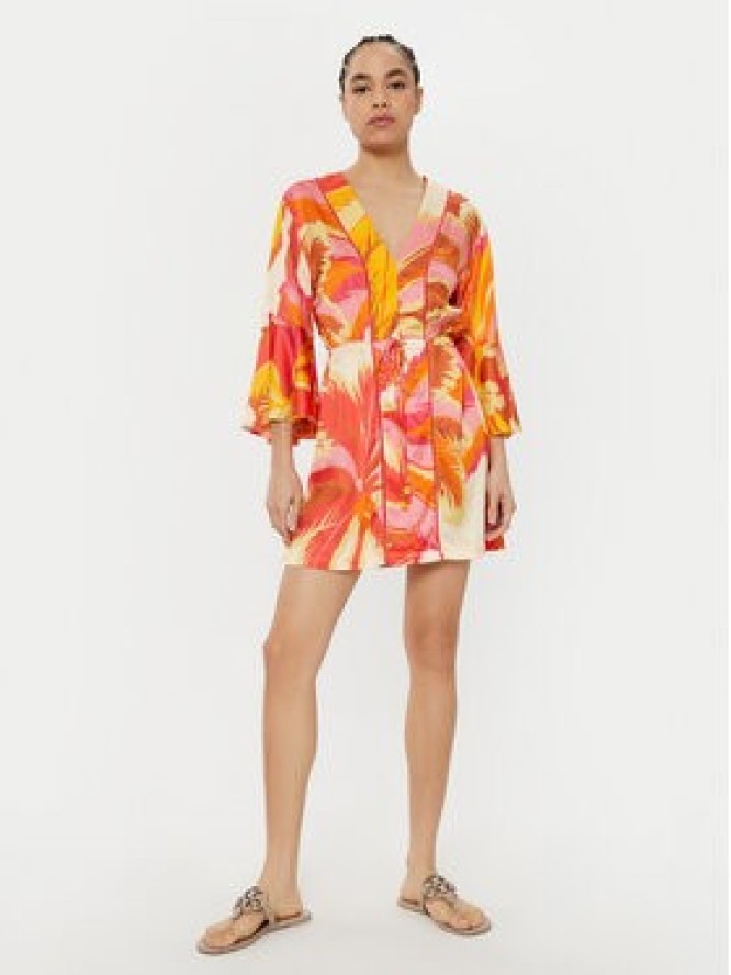 Maaji Sukienka letnia Jungle Palm PT2472CPO007 Pomarańczowy Regular Fit