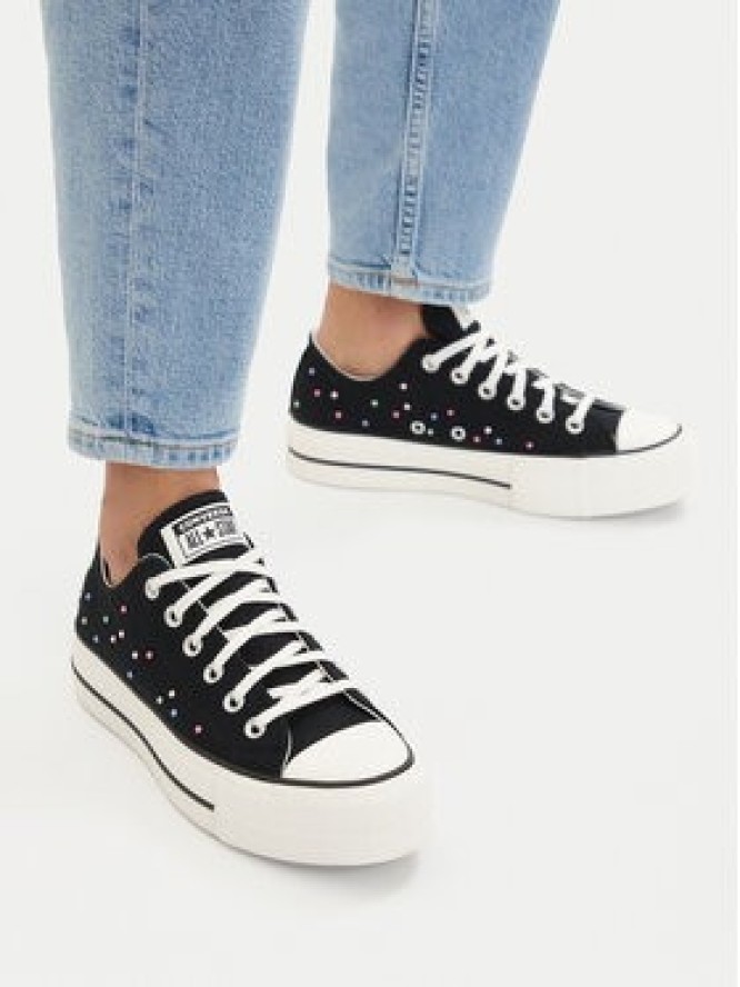 Converse Trampki Chuck Taylor All Star Lift Platform Mini Studs A19141C Czarny