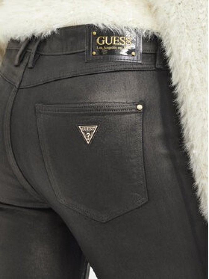 Guess Jeansy W6BA46 D2586 Czarny Skinny Fit