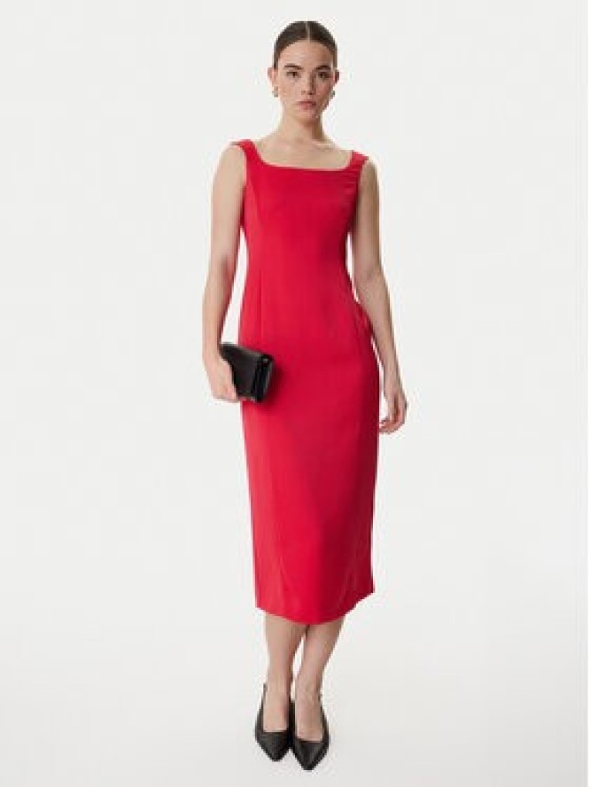 Marella Sukienka koktajlowa Perle 2613221063 Czerwony Slim Fit