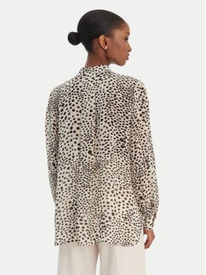 Marella Koszula Canapa 2613111151 Écru Regular Fit