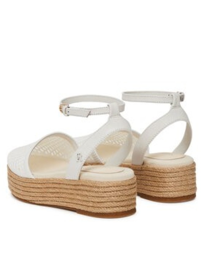 Tommy Hilfiger Espadryle Knit Mesh Espadrille Platform FW0FW08743 Biały