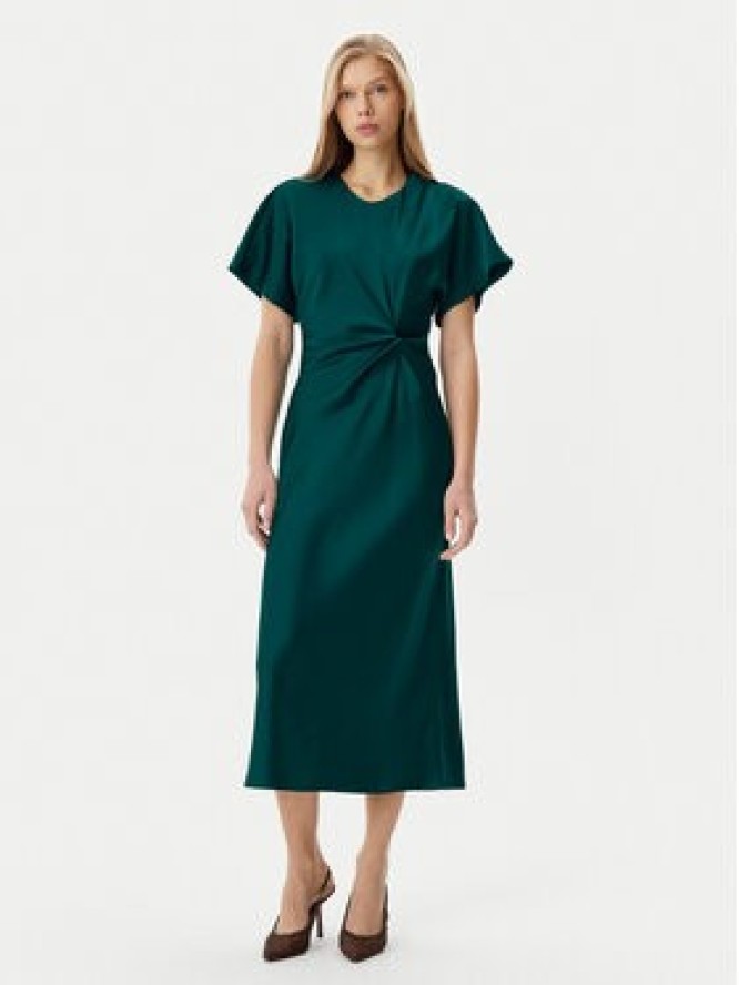 Rinascimento Sukienka koktajlowa CFC0122932003 Zielony Regular Fit