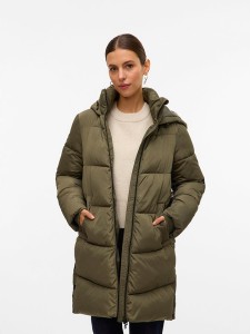 Vero Moda Płaszcz zimowy "VMHALSEY" w kolorze khaki rozmiar: L