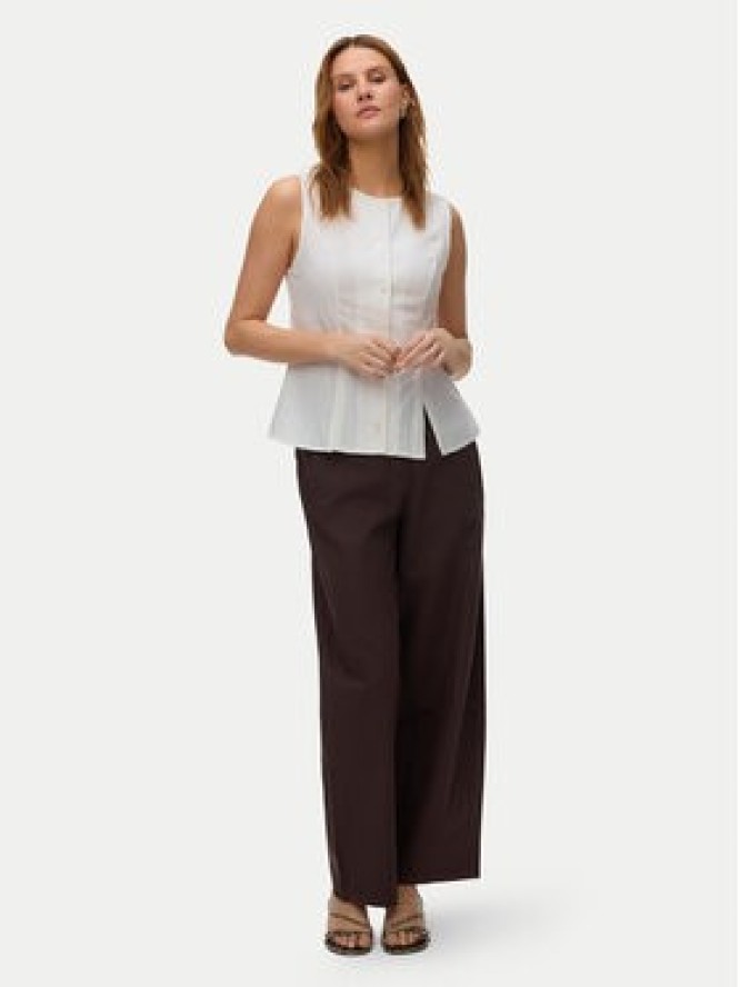 Vero Moda Kamizelka Selma 10345675 Biały Regular Fit
