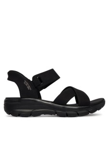 Skechers Sandały 163534/BBK Czarny