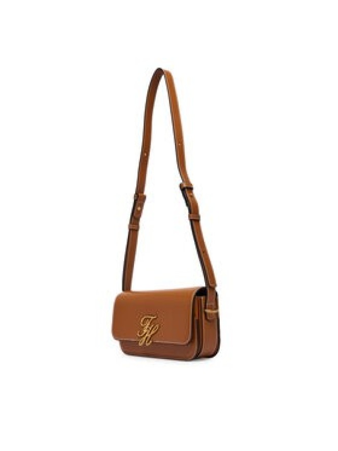 Tommy Hilfiger Torebka Th Script Flap Crossover AW0AW18399 Brązowy