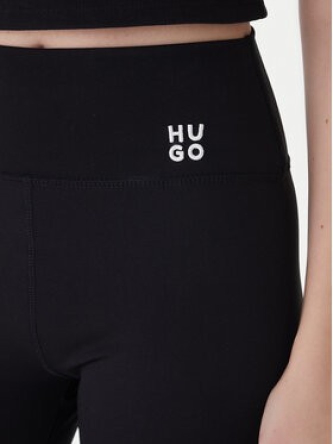 HUGO Legginsy 50545350 Czarny Slim Fit