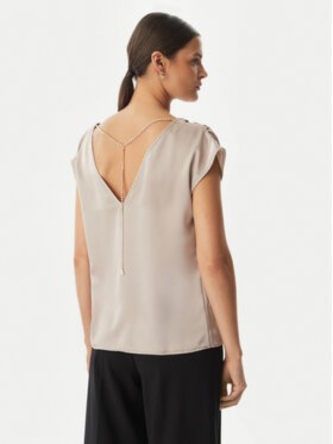 Rinascimento Bluzka CFC0020252002 Beżowy jasny Regular Fit