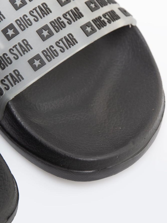 Klapki damskie plażowe czarne RR274A501 906