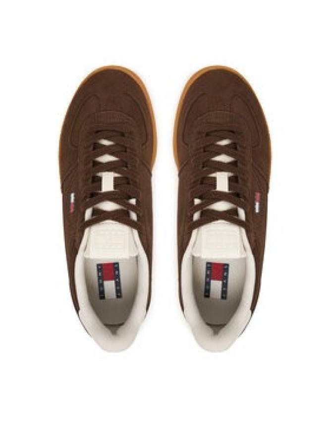 Tommy Hilfiger Sneakersy The Greenwich Edge Max Suede EN0EN02989 Brązowy