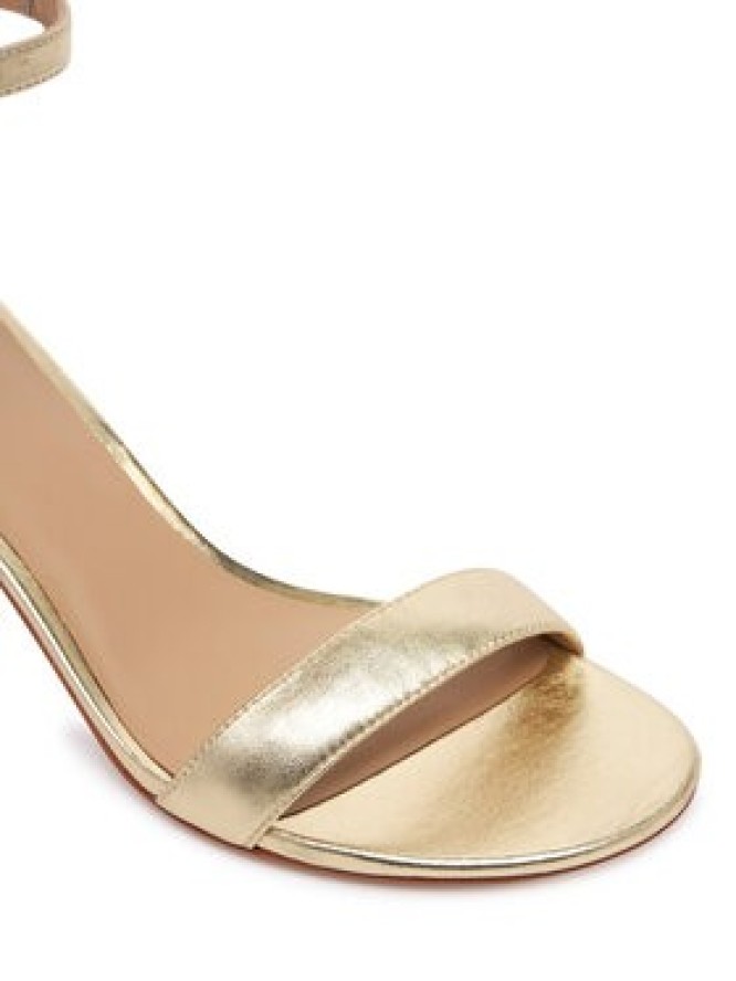 LAUREN RALPH LAUREN Sandały Allie Mid 802978207002 Złoty