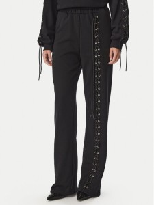 Liu Jo Spodnie dresowe TF6277 F0334 Czarny Relaxed Fit