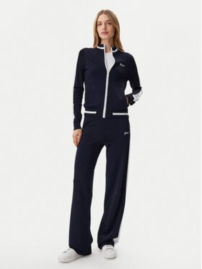 Guess Bluza V5GQ01Z3D60 Granatowy Regular Fit