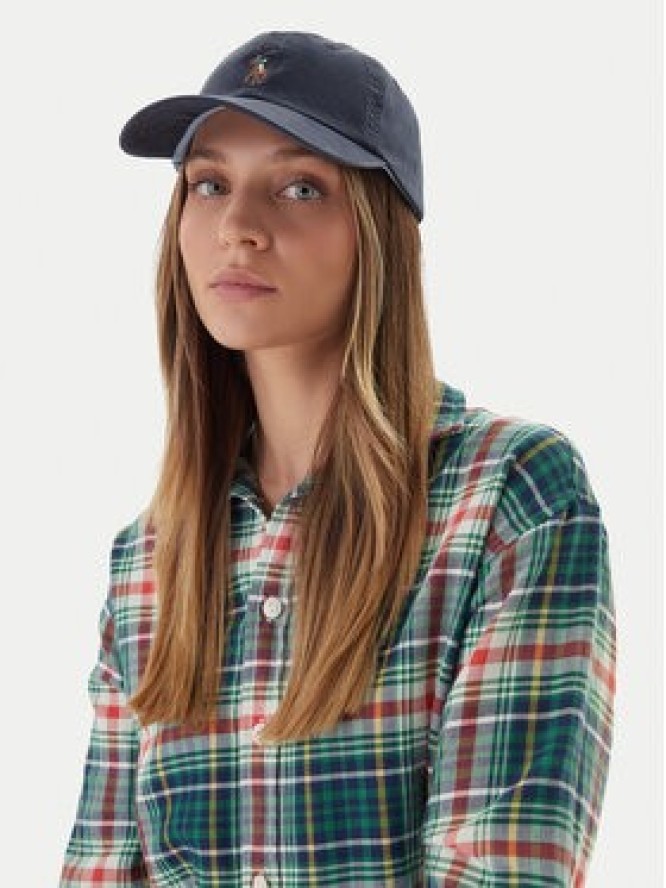 Polo Ralph Lauren Czapka z daszkiem 211954881004 Granatowy