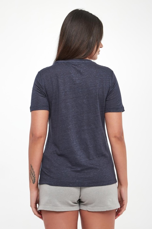 T-shirt damski lniany Lane ECOALF