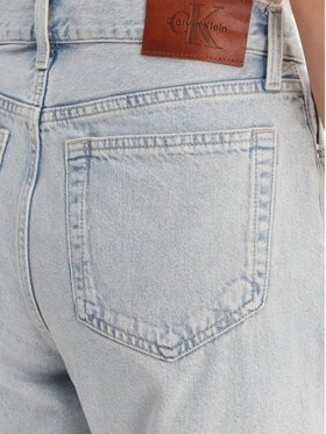 Calvin Klein Jeans Szorty jeansowe LV047F673G Czarny Loose Fit