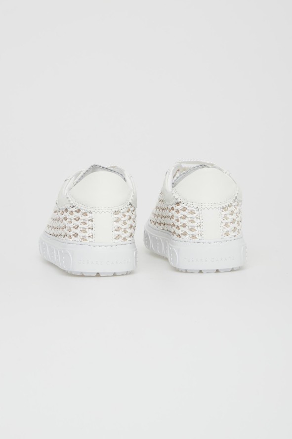 Sneakersy damskie skórzane CESARE CASADEI