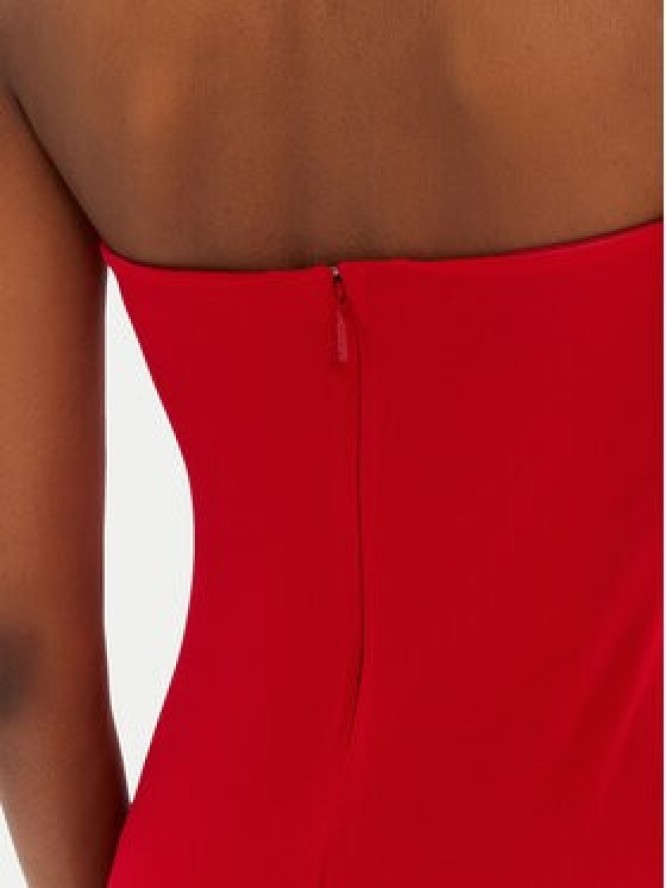 PINKO Sukienka koktajlowa 105021 A2GS Czerwony Regular Fit