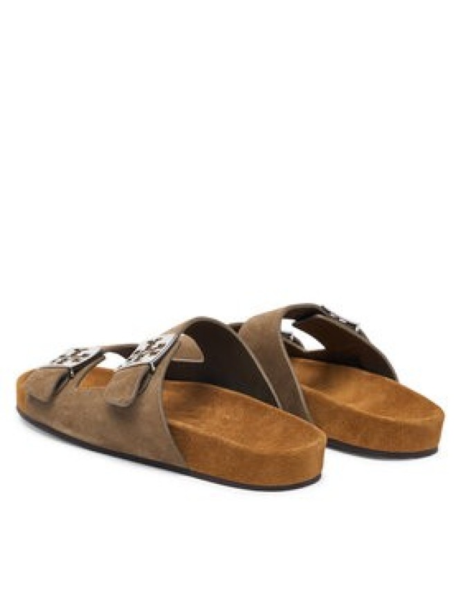 Tory Burch Klapki Mellow Slide 171151 Brązowy