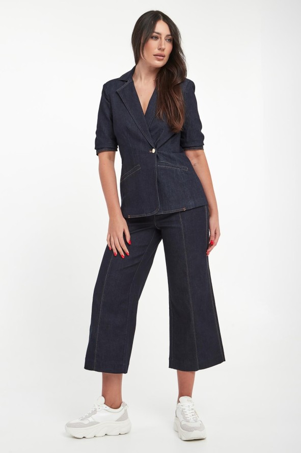 Żakiet damski jeansowy JOSEPH RIBKOFF