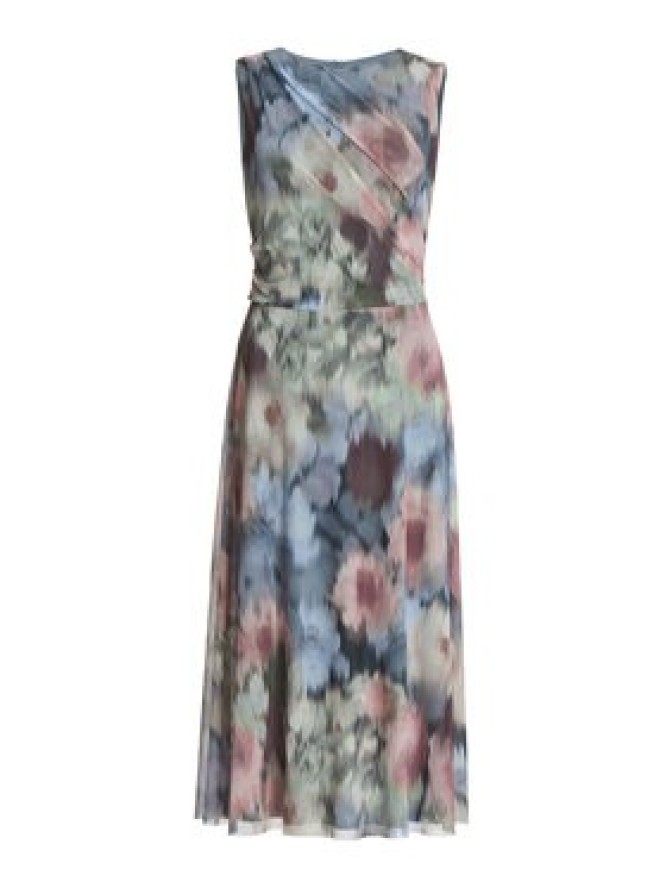 Swing Sukienka koktajlowa 5AK05200 Kolorowy Regular Fit