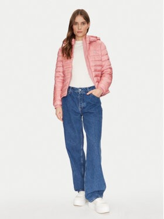 Guess Jeans Kurtka puchowa W5RL99 WHAB2 Różowy Regular Fit