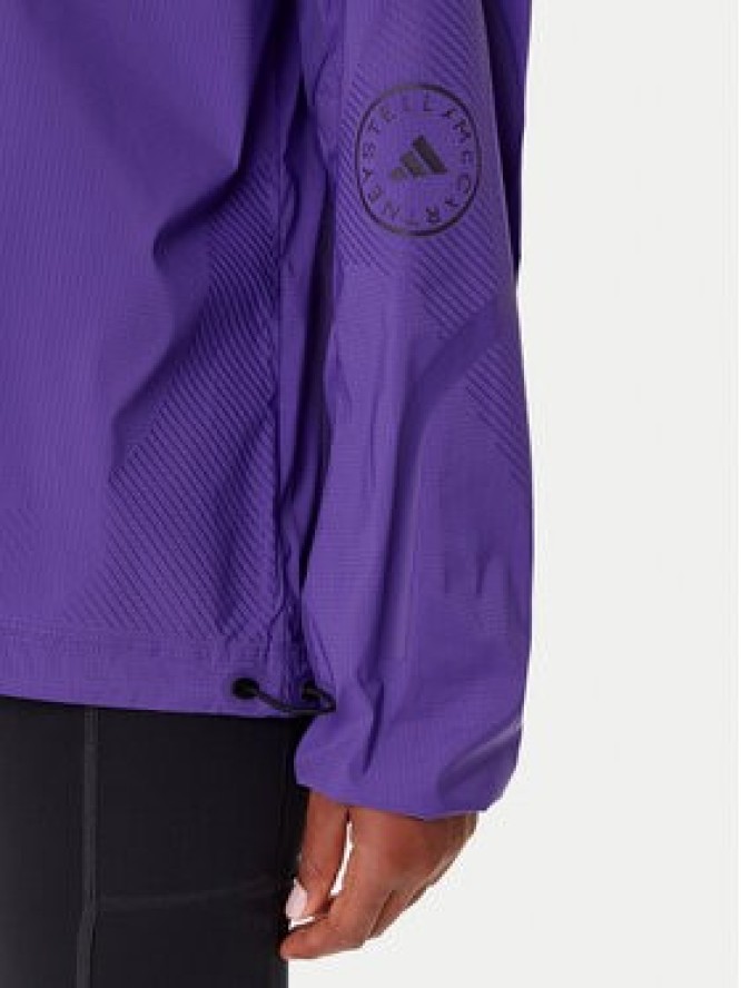 adidas by Stella McCartney Kurtka do biegania Running JX9082 Fioletowy Regular Fit