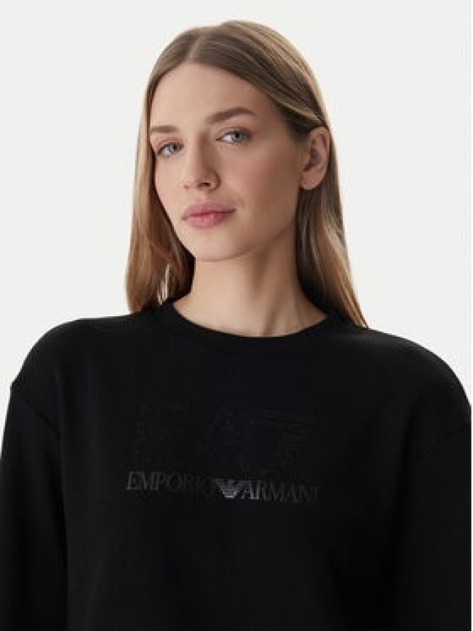 EA7 Emporio Armani Bluza 7W000953 AF15831 Czarny Regular Fit