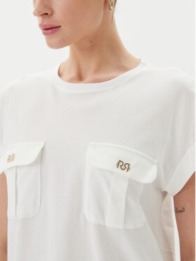 Rinascimento Bluzka CFC0122690003 Écru Regular Fit