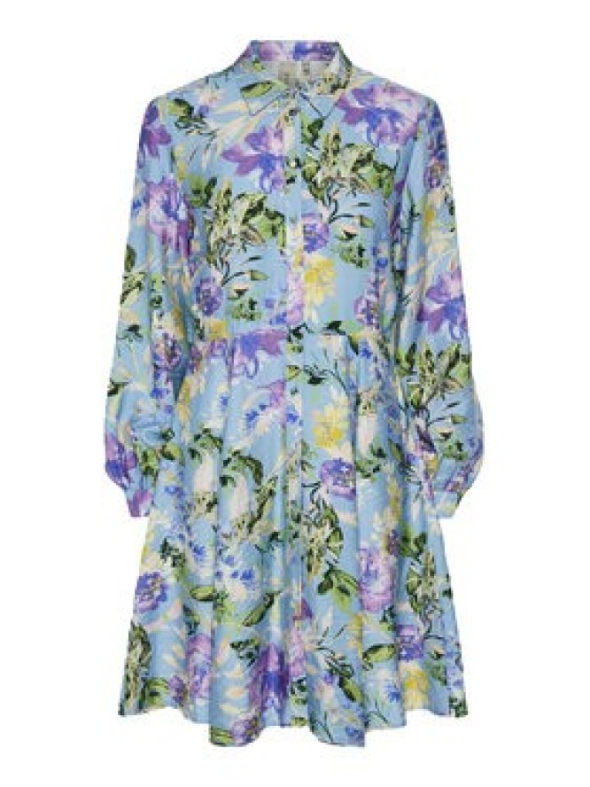 YAS Sukienka koszulowa Kaya 26037079 Kolorowy Regular Fit