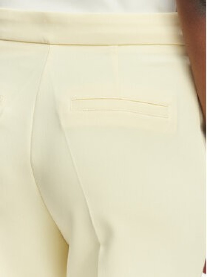 Morgan Spodnie materiałowe 261-PVADO.F Żółty Regular Fit