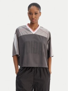 adidas T-Shirt Stadium KC4977 Szary Loose Fit