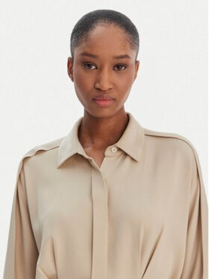 BOSS Sukienka koszulowa Dolala 50552373 Beżowy Relaxed Fit