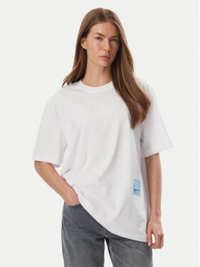Karl Lagerfeld Jeans T-Shirt B4W17076 Biały Relaxed Fit