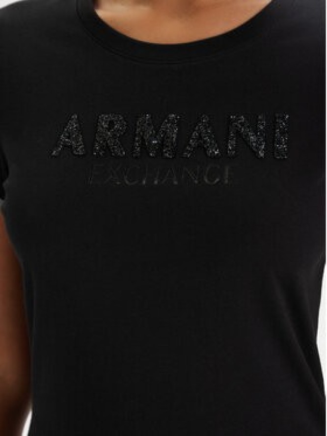 Armani Exchange T-Shirt XW002106 AF10356 UC001 Czarny Slim Fit