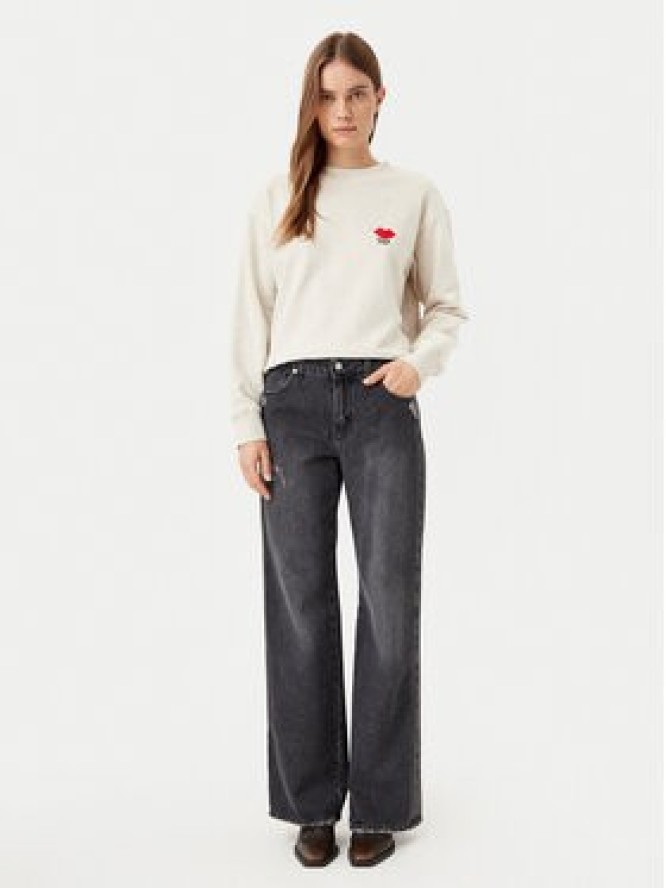 JDY Bluza Boogie 15320335 Beżowy Loose Fit