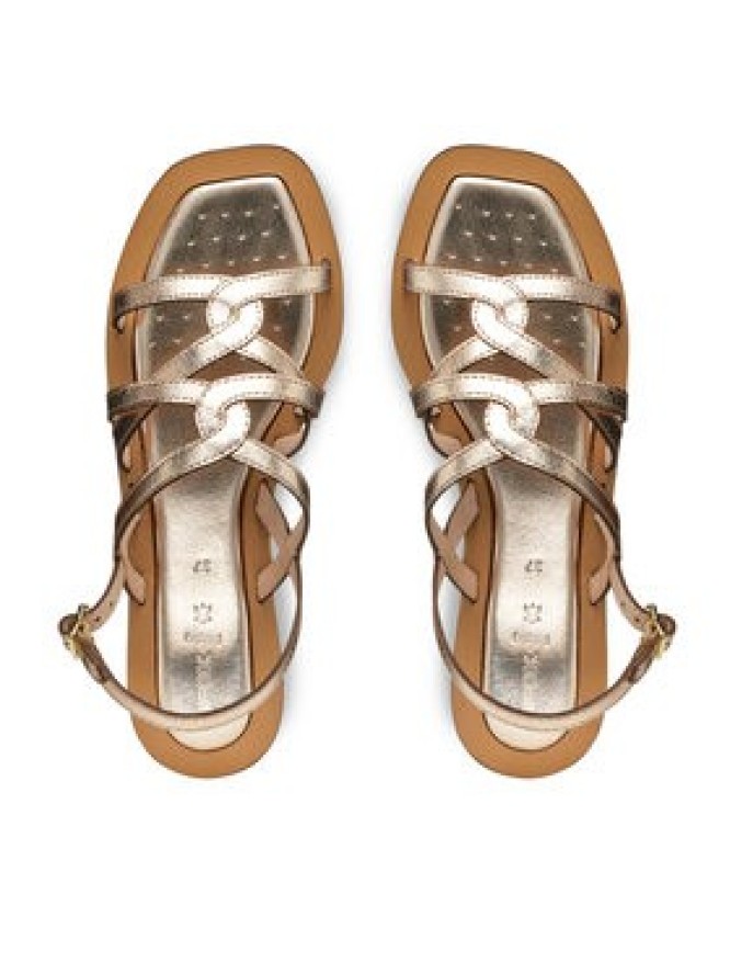 Geox Sandały D Sozy Qc D55YFA 000N6 C2012 Złoty