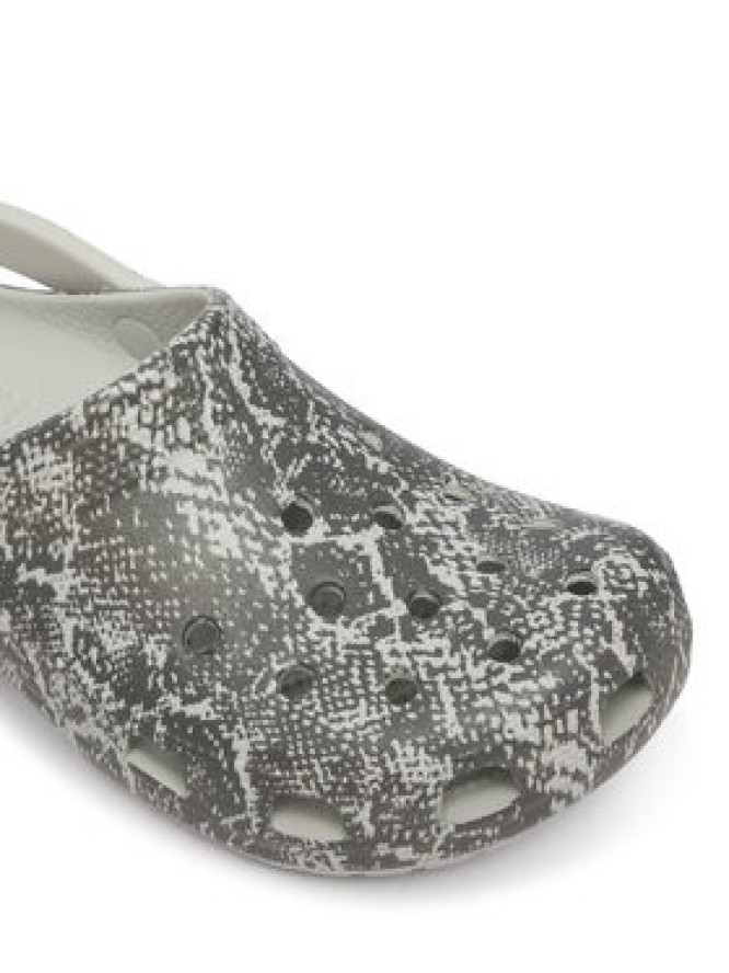 Crocs Klapki Classic Pop Animal Clogs 214153 Szary