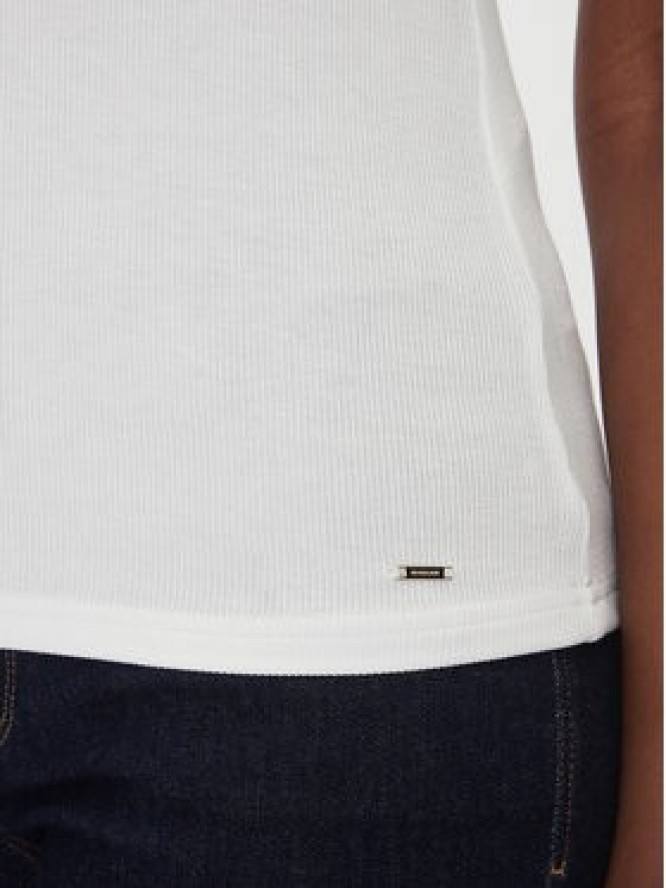 Morgan Top 251-DOUBI Biały Slim Fit