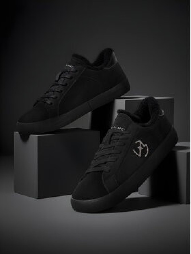 Eva Minge Sneakersy EO-ELLA-WSDR13670 Czarny