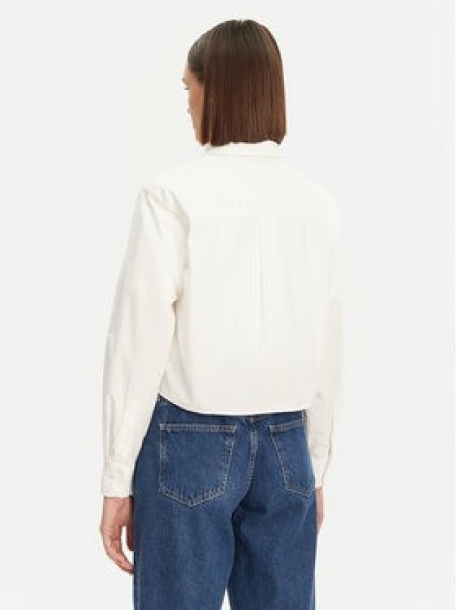Tommy Jeans Koszula DW0DW19354 Biały Relaxed Fit