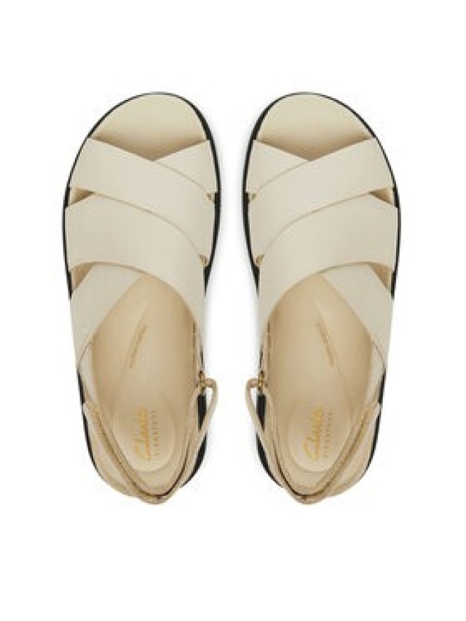 Clarks Sandały Aristella Sun 26181257 Beżowy
