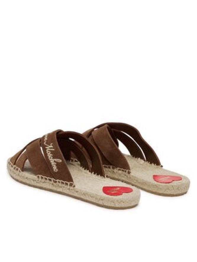 LOVE MOSCHINO Klapki JA28362G0MIG0300 Brązowy