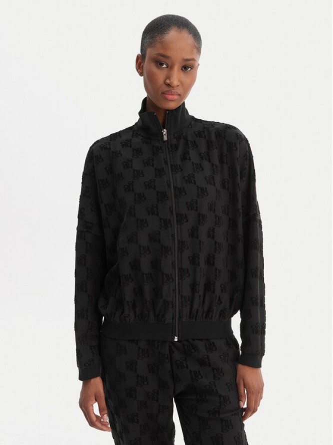 HUGO Bluza Monogram 50556831 Czarny Regular Fit
