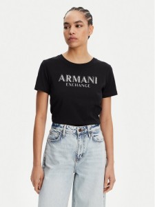 Armani Exchange T-Shirt XW000387 AF10354 UC001 Czarny Regular Fit