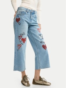 Desigual Jeansy Herry 26SWDD16 Niebieski Straight Fit