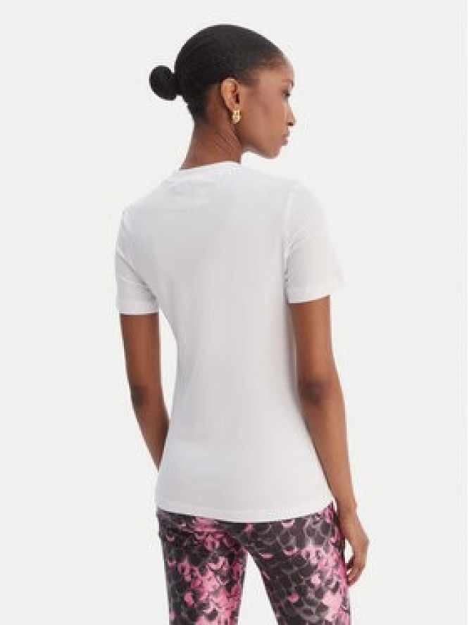 Versace Jeans Couture T-Shirt 80HAHT02 CJ03T Biały Slim Fit