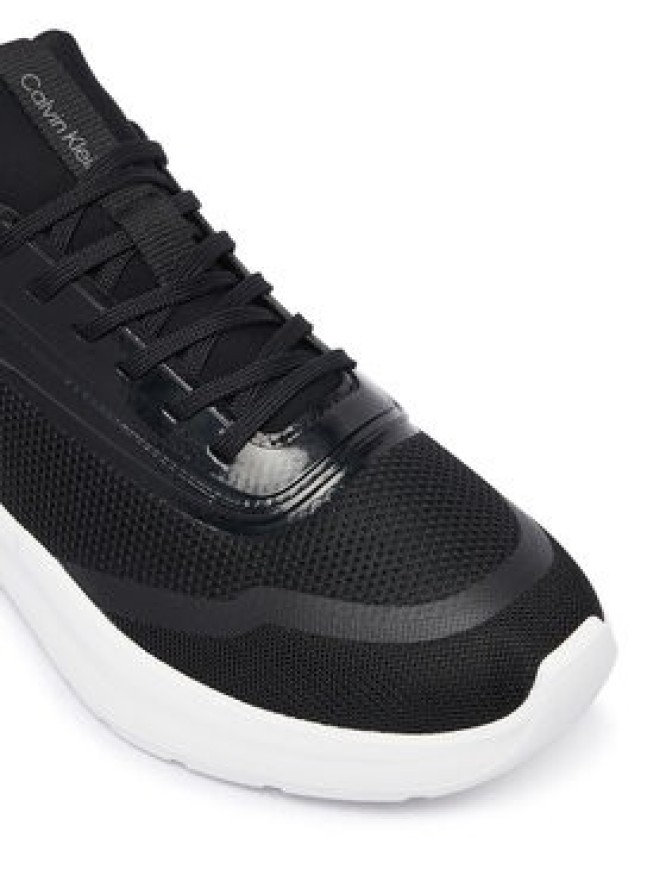 Calvin Klein Sneakersy Light Eva Run Laceup Sock Jelly HW0HW03434 Czarny