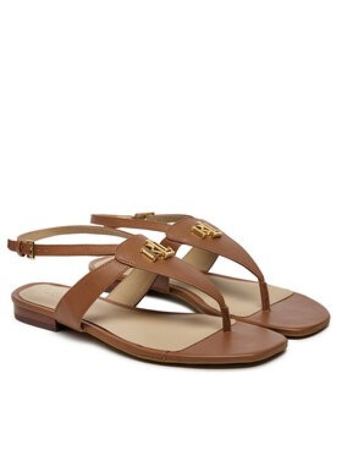 LAUREN RALPH LAUREN Sandały Everley 802959145002 Brązowy